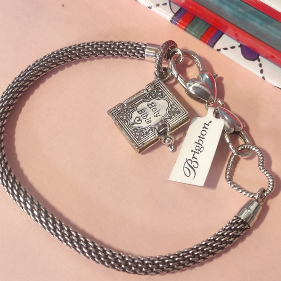Brighton Heart Slide Bracelet & Bible Charm - Picture 6 of 14